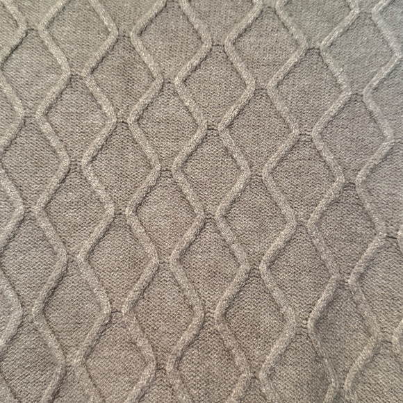 Taupe Diamond Knit Sweater - Picture 2 of 3